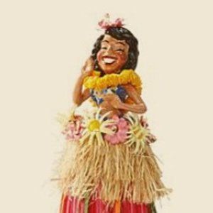 Katherine's Collection Hula Girl Bottle Topper
